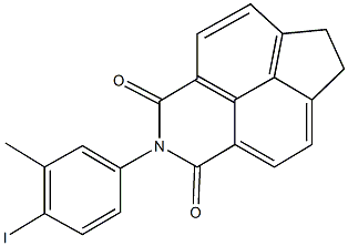 2-(4-iodo-3-methylphenyl)-6,7-dihydro-1H-indeno[6,7,1-def]isoquinoline-1,3(2H)-dione,311764-39-3,结构式