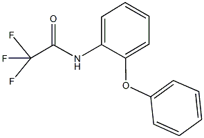 2,2,2-trifluoro-N-(2-phenoxyphenyl)acetamide 结构式