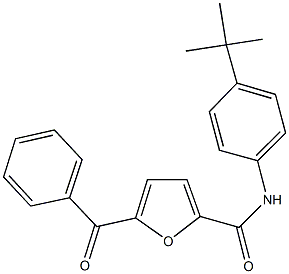 5-benzoyl-N-(4-tert-butylphenyl)-2-furamide Structure