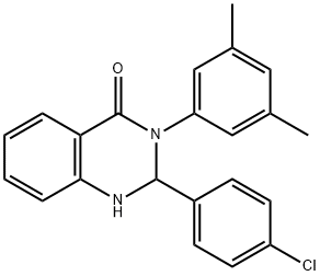 311784-22-2 2-(4-chlorophenyl)-3-(3,5-dimethylphenyl)-2,3-dihydro-4(1H)-quinazolinone