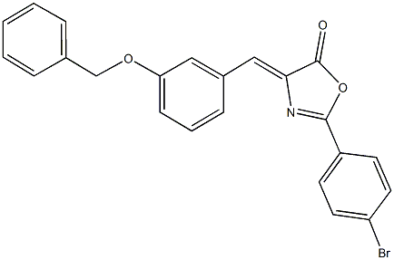 4-[3-(benzyloxy)benzylidene]-2-(4-bromophenyl)-1,3-oxazol-5(4H)-one|
