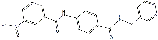 N-{4-[(benzylamino)carbonyl]phenyl}-3-nitrobenzamide,311789-15-8,结构式