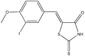 311789-18-1 5-(3-iodo-4-methoxybenzylidene)-2-thioxo-1,3-thiazolidin-4-one