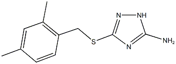 3-[(2,4-dimethylbenzyl)sulfanyl]-1H-1,2,4-triazol-5-amine Structure