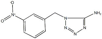 5-amino-1-{3-nitrobenzyl}-1H-tetraazole Struktur