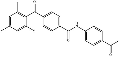 N-(4-acetylphenyl)-4-(mesitylcarbonyl)benzamide|