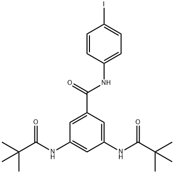 3,5-bis[(2,2-dimethylpropanoyl)amino]-N-(4-iodophenyl)benzamide,311794-75-9,结构式