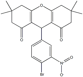 311795-49-0 9-{4-bromo-3-nitrophenyl}-3,3,6,6-tetramethyl-3,4,5,6,7,9-hexahydro-1H-xanthene-1,8(2H)-dione