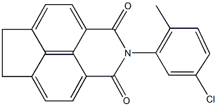 2-(5-chloro-2-methylphenyl)-6,7-dihydro-1H-indeno[6,7,1-def]isoquinoline-1,3(2H)-dione,311796-15-3,结构式