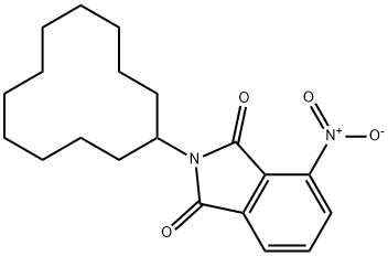 2-cyclododecyl-4-nitro-1H-isoindole-1,3(2H)-dione Struktur