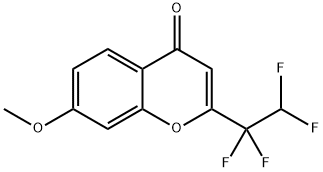 7-methoxy-2-(1,1,2,2-tetrafluoroethyl)-4H-chromen-4-one Structure
