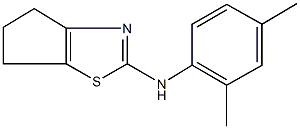 N-(2,4-dimethylphenyl)-5,6-dihydro-4H-cyclopenta[d][1,3]thiazol-2-amine Structure