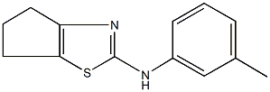 N-(3-methylphenyl)-5,6-dihydro-4H-cyclopenta[d][1,3]thiazol-2-amine Structure