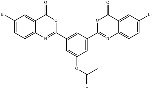 312284-79-0 3,5-bis(6-bromo-4-oxo-4H-3,1-benzoxazin-2-yl)phenyl acetate