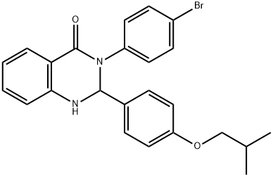 312288-94-1 3-(4-bromophenyl)-2-(4-isobutoxyphenyl)-2,3-dihydro-4(1H)-quinazolinone