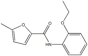 N-(2-ethoxyphenyl)-5-methyl-2-furamide Structure