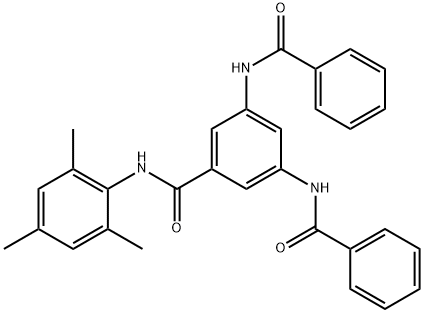 3,5-bis(benzoylamino)-N-mesitylbenzamide 化学構造式