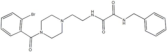 N~1~-benzyl-N~2~-{2-[4-(2-bromobenzoyl)-1-piperazinyl]ethyl}ethanediamide|