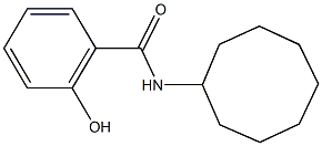 N-cyclooctyl-2-hydroxybenzamide Structure