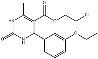 2-chloroethyl 4-(3-ethoxyphenyl)-6-methyl-2-oxo-1,2,3,4-tetrahydro-5-pyrimidinecarboxylate|