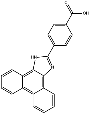 4-(1H-phenanthro[9,10-d]imidazol-2-yl)benzoic acid Structure