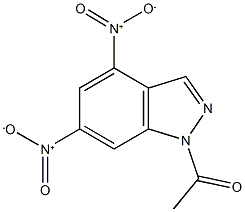 1-acetyl-4,6-bisnitro-1H-indazole,312510-34-2,结构式