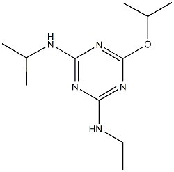 N2-乙基-6-异丙氧基-N4-异丙基-1,3,5-三嗪-2,4-二胺, 312514-08-2, 结构式