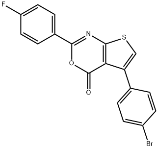 5-(4-bromophenyl)-2-(4-fluorophenyl)-4H-thieno[2,3-d][1,3]oxazin-4-one|