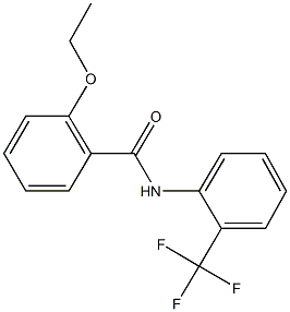 2-ethoxy-N-[2-(trifluoromethyl)phenyl]benzamide Structure