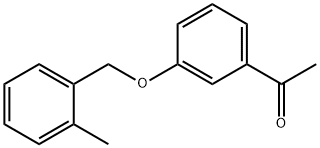 1-{3-[(2-methylbenzyl)oxy]phenyl}ethanone Structure