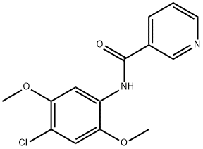 N-(4-chloro-2,5-dimethoxyphenyl)nicotinamide Struktur