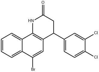 312597-73-2 6-bromo-4-(3,4-dichlorophenyl)-3,4-dihydrobenzo[h]quinolin-2(1H)-one