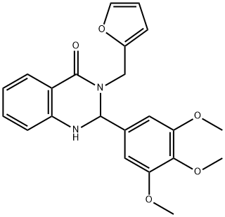 3-(2-furylmethyl)-2-(3,4,5-trimethoxyphenyl)-2,3-dihydroquinazolin-4(1H)-one|