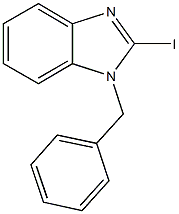 1-benzyl-2-iodo-1H-benzimidazole Struktur