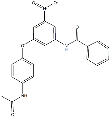N-{3-[4-(acetylamino)phenoxy]-5-nitrophenyl}benzamide,312635-84-0,结构式