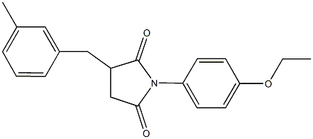 312705-22-9 1-[4-(ethyloxy)phenyl]-3-[(3-methylphenyl)methyl]pyrrolidine-2,5-dione