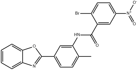 N-[5-(1,3-benzoxazol-2-yl)-2-methylphenyl]-2-bromo-5-nitrobenzamide|