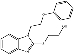 312706-01-7 2-{[1-(2-phenoxyethyl)-1H-benzimidazol-2-yl]sulfanyl}ethanol