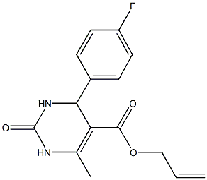 312718-74-4 allyl 4-(4-fluorophenyl)-6-methyl-2-oxo-1,2,3,4-tetrahydro-5-pyrimidinecarboxylate