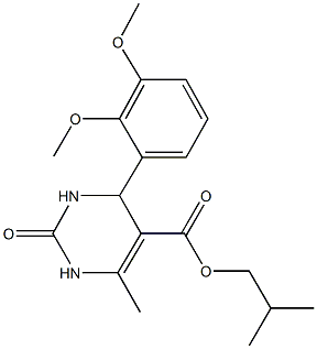 312719-20-3 isobutyl 4-(2,3-dimethoxyphenyl)-6-methyl-2-oxo-1,2,3,4-tetrahydro-5-pyrimidinecarboxylate