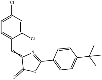 312724-72-4 2-(4-tert-butylphenyl)-4-(2,4-dichlorobenzylidene)-1,3-oxazol-5(4H)-one