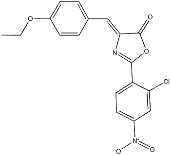 312733-36-1 2-{2-chloro-4-nitrophenyl}-4-(4-ethoxybenzylidene)-1,3-oxazol-5(4H)-one