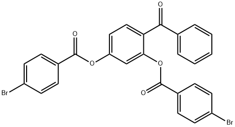 2-benzoyl-5-[(4-bromobenzoyl)oxy]phenyl 4-bromobenzoate,312747-01-6,结构式