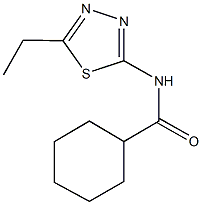 N-(5-ethyl-1,3,4-thiadiazol-2-yl)cyclohexanecarboxamide|