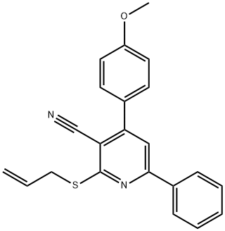 312758-01-3 2-(allylsulfanyl)-4-(4-methoxyphenyl)-6-phenylnicotinonitrile