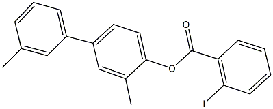 3,3'-dimethyl[1,1'-biphenyl]-4-yl 2-iodobenzoate Structure