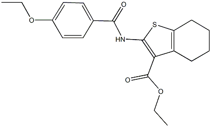 312917-59-2 ethyl 2-[(4-ethoxybenzoyl)amino]-4,5,6,7-tetrahydro-1-benzothiophene-3-carboxylate