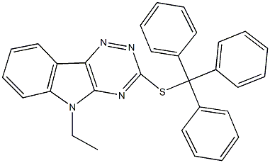 312929-55-8 5-ethyl-5H-[1,2,4]triazino[5,6-b]indol-3-yl trityl sulfide