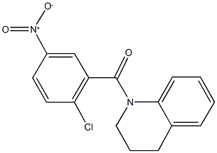 1-{2-chloro-5-nitrobenzoyl}-1,2,3,4-tetrahydroquinoline|