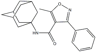 312952-16-2 N-(1-adamantyl)-5-methyl-3-phenyl-4-isoxazolecarboxamide